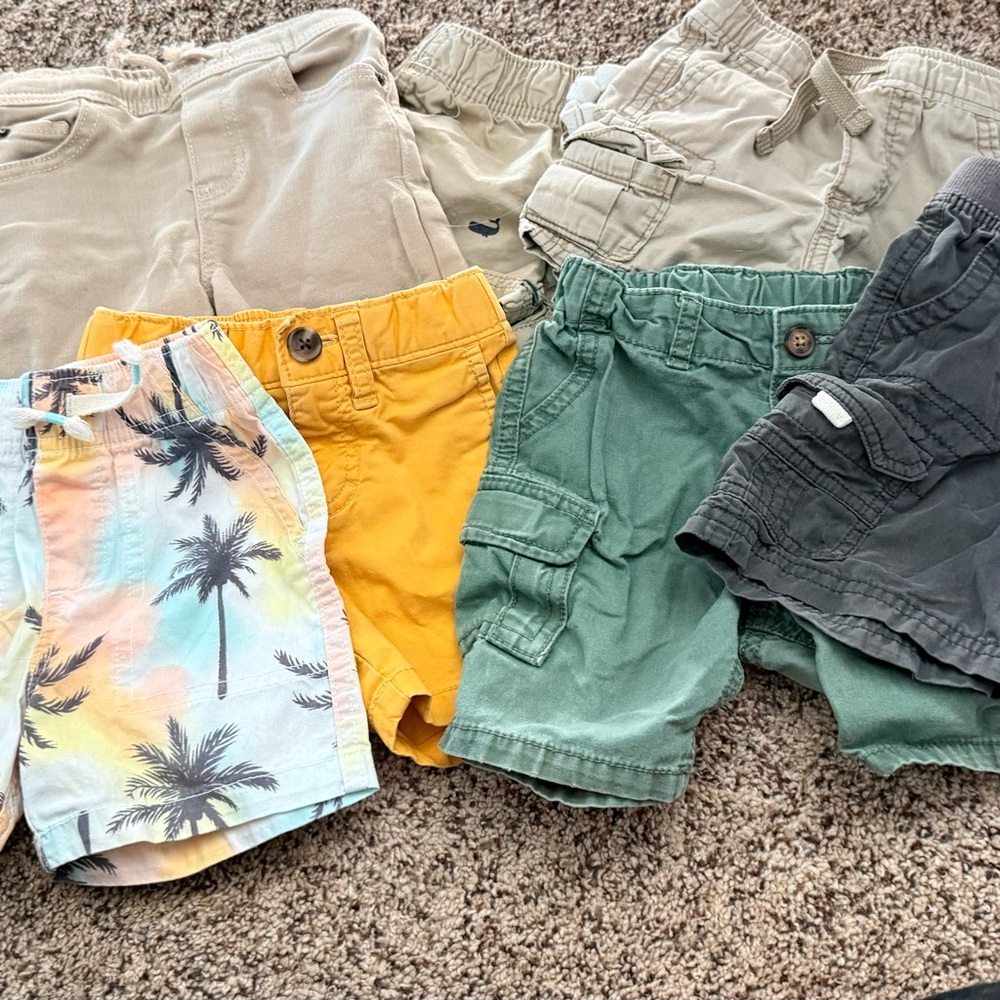 7 Baby Boy Shorts - 18 Months